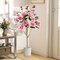 Pink Artificial Magnolia Tree with PEVA Leaves, Cement Base and Realistic Flowers